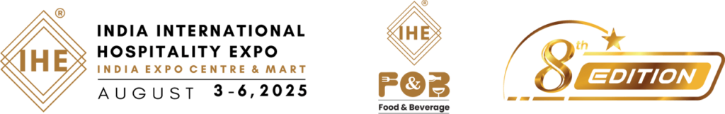 IHE Expo 2025 official logo – India’s leading international hospitality trade show.